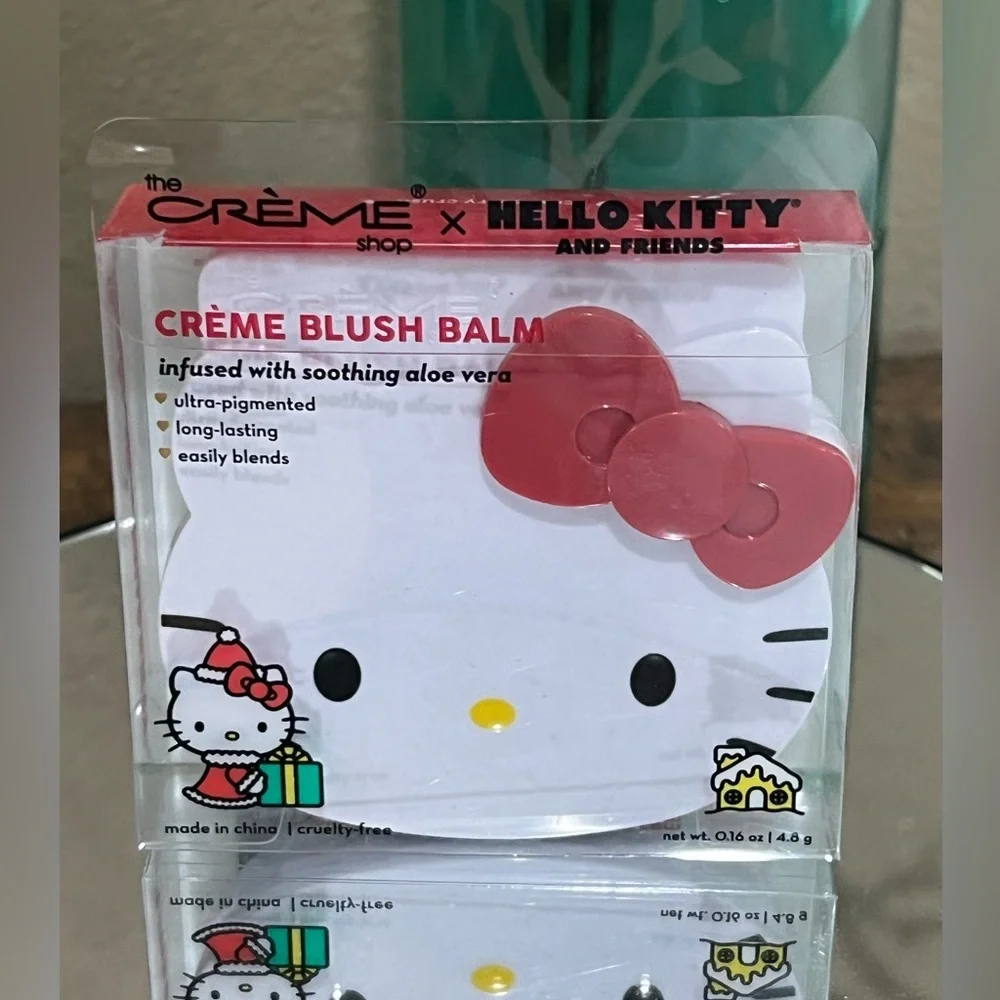 The Crème Shop x Hello Kitty Crème Blush Balm in Cranberry Crush, new!